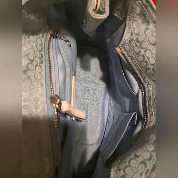 Coach Light Blue Bag - Picture 6 of 13